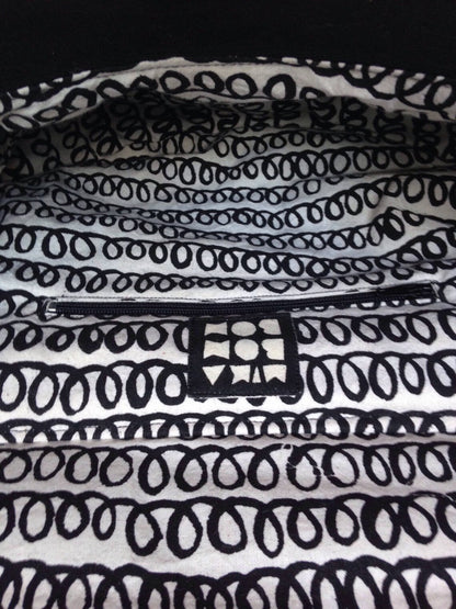 Black Cat Bag - Canvas Crossbody Bag - Hand Bag - Large - Handmade Hand Printed - Silkscreen Print - Gift for Cat lovers